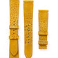 Cane Toad Leather Watch Strap - Yellow