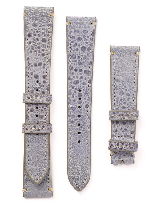 Cane Toad Leather Watch Strap  - Blue Haze