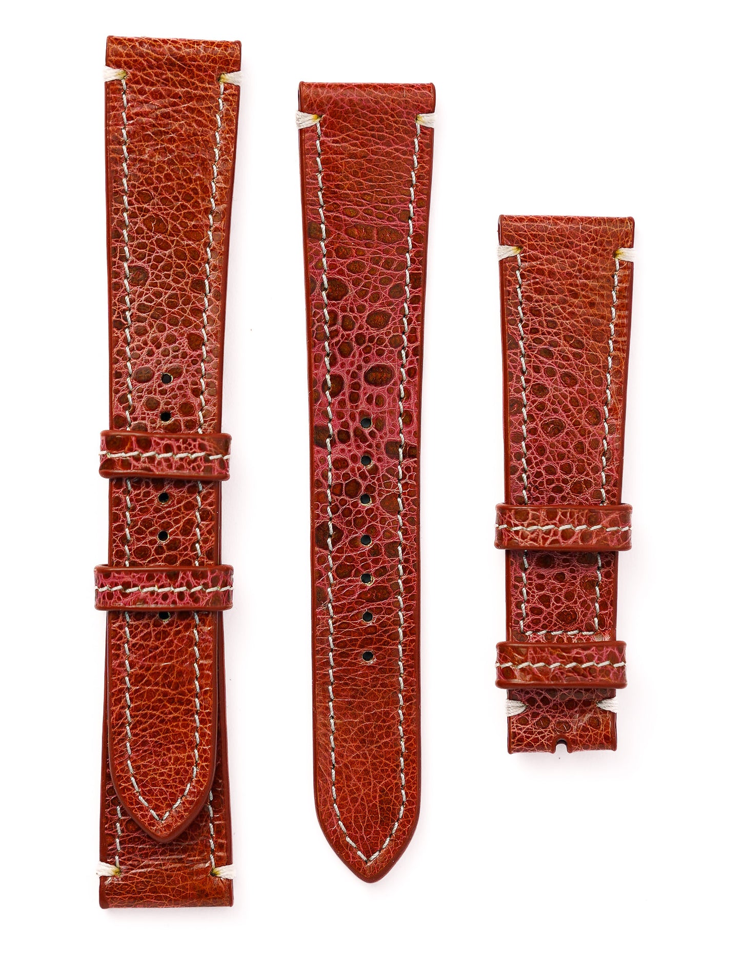 Cane Toad Leather Watch Strap - Redy Tan