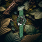 Cane Toad Leather Watch Strap - Forest Green